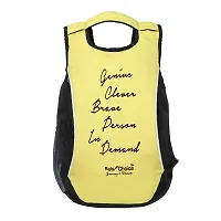 Right Choice Synthetic and Nylon Yellow Backpack-thumb3