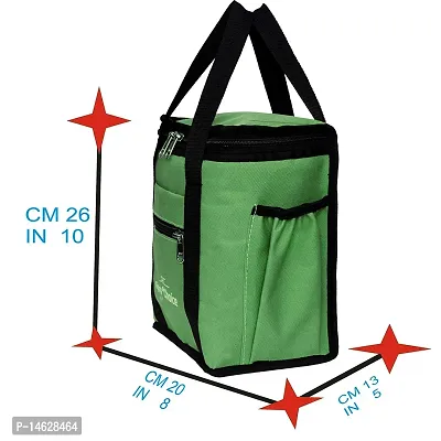 Right Choice Unisex Denim Lunch Box Bag (4L, Multicolour, 26 x 22 x 14 cm)-thumb5