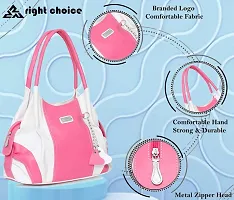 Right Choice Women's Handbag (White  Pink)-thumb4