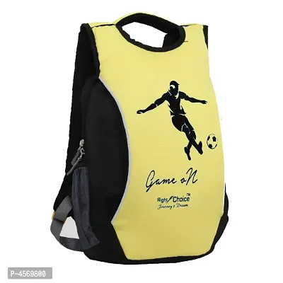 Stylish Yellow Unisex Backpack