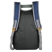Stylish White And Blue Unisex Backpack-thumb3