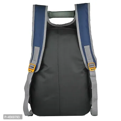 Stylish White And Blue Unisex Backpack-thumb4