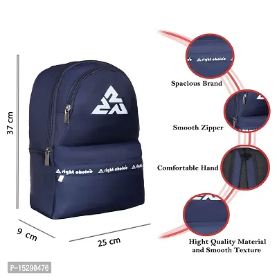 Right Choice Small 20 L Backpacks unisex typography backpack college bag daily use (2297)  (Navy Blue)-thumb5