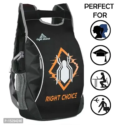 Right Choice Small 20 L Backpack unisex typography religion backpack college bag daily use (2320)  (Black)