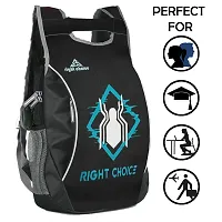 Right Choice Small 20 L Backpack unisex typography religion backpack college bag daily use (2319)  (Black)-thumb4