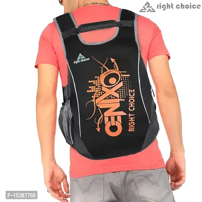 Right Choice Small 20 L Backpack unisex typography religion backpack college bag daily use (2318)  (Black)