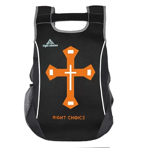 Right Choice 20 L Backpack unisex typography religion backpack college bag daily use (2314) (Black)