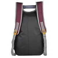 Stylish White and Magenta Unisex Backpack-thumb3