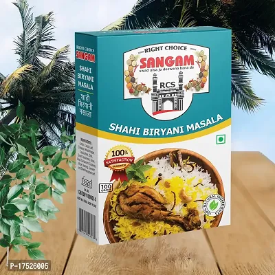 Right Choice Sangam Shahi Biryani Masala Exotic Spices Blend Easy  Ready to Cook 100% Natural Powder with No Preservatives  Colours Added (100 gm)