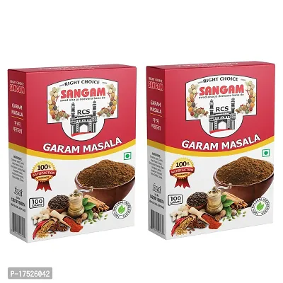 Right Choice Sangam Garam Masala 100% Natural Powder with No Preservatives  Colours Added (100 gm Pack of 2) (200 gram)