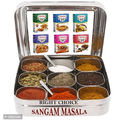 Right Choice Sangam Garam Masala 100% Natural Powder with No Preservatives Colours Added (100g, Garam Masala PAck of 5)-thumb5