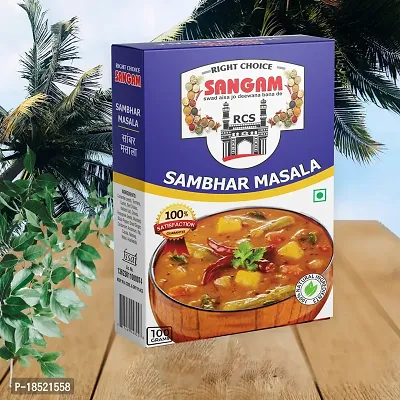 Right Choice Sangam Sambhar Masala 100% Natural Powder with No Preservatives Colours Added (100 gm Pack of 5)Sambhar Masala 500gr-thumb4