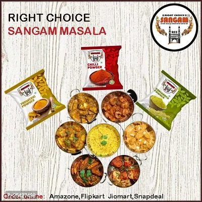 Right Choice Sangam Masala Turmeric Powder | Haldi Powder 100g | Pack of 10-thumb3