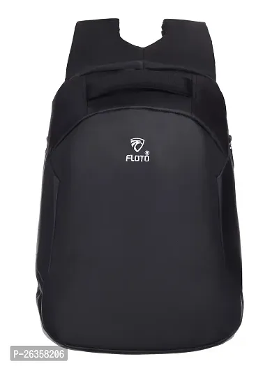 Floto Medium 25 L Laptop Backpack | Anti Theft 15.6 inch Laptop Tech Backpack for Men,Women  (Black)