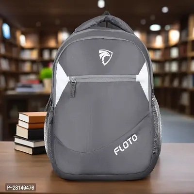 Floto Large 35 L Laptop Backpack Daily use Unisex office |school |college Laptop Backpack Men  Women (2384) Grey
