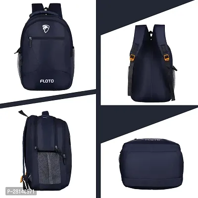 Floto Large 35 L Laptop Backpack Daily use Unisex office |school |college Laptop Backpack Men  Women (2393) Navy Blue-thumb3