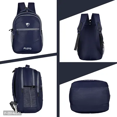 Floto Large 35 L Laptop Backpack Daily use Unisex office |school |college Laptop Backpack Men  Women (2397) Navy Blue-thumb2