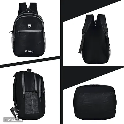 Floto Large 35 L Laptop Backpack Daily use Unisex office |school |college Laptop Backpack Men  Women (2398) Black-thumb2