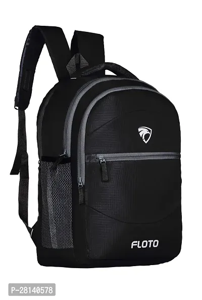 Floto Large 35 L Laptop Backpack Daily use Unisex office |school |college Laptop Backpack Men  Women (2398) Black-thumb5