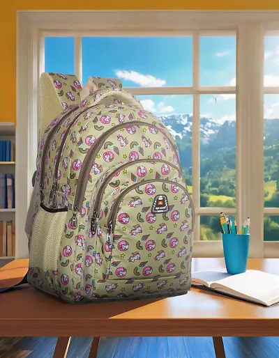 Stylish PU Printed Waterproof Backpacks