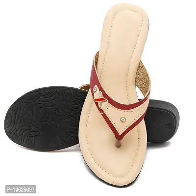 Buy Digni's Stylish Maroon Flat Sandal For Women Online at Best Prices in  India - JioMart.