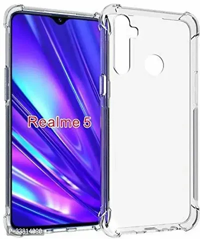 CASEHUNT Back Cover for Realme 5 Realme 5s Realme 5i Transparent Grip Case Pack of 1-thumb0