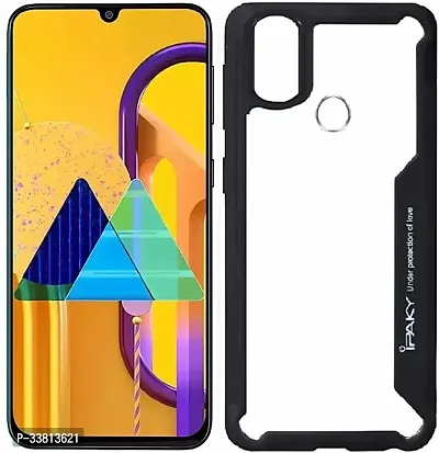 CASEHUNT Back Cover for SAMSUNG GALAXY M30S Black Grip Case Pack of 1-thumb0