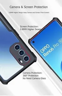 CASEHUNT Back Cover for OPPO Reno6 Pro OPPO Reno6 Pro 5G  Black Grip Case Pack of 1-thumb1