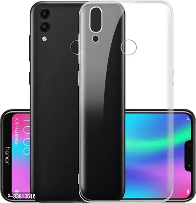 CASEHUNT Back Cover for HONOR 8C Transparent Grip Case Silicon Pack of 1-thumb0