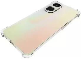 Back Cover for Oppo F23 5G BM Transparent Shock Proof Silicon Pack of 1-thumb1