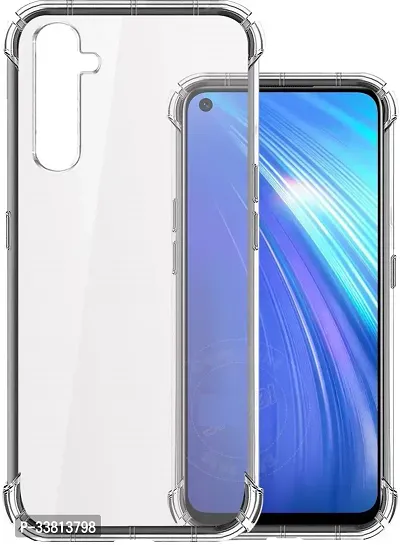 CASEHUNT Back Cover for Realme 6 Transparent Grip Case Pack of 1-thumb0