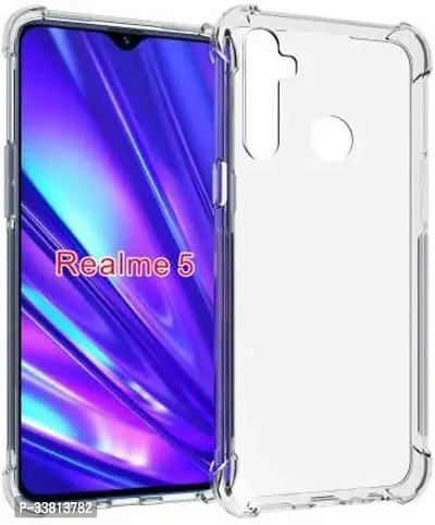 CASEHUNT Back Cover for Realme 5 Realme 5s Realme 5i Transparent Grip Case Pack of 1-thumb0