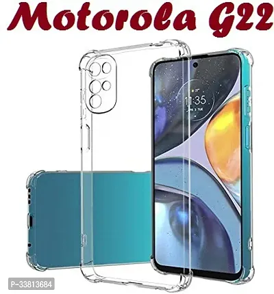 CASEHUNT Back Cover for Moto G22Motorola G22Motorola Moto G22 Transparent Camera Bump Protector Silicon Pack of 1-thumb0