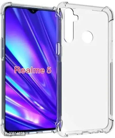 CASEHUNT Back Cover for Realme 5 Realme 5s Realme 5i Transparent Grip Case Pack of 1-thumb0