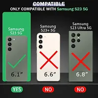 CASEHUNT Back Cover for SAMSUNG Galaxy S23SAMSUNG Galaxy S23 5G Black Camera Bump Protector Silicon Pack of 1-thumb1