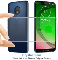 Back Cover for MOTO G7 POWER Transparent Grip Case Pack of 1-thumb1