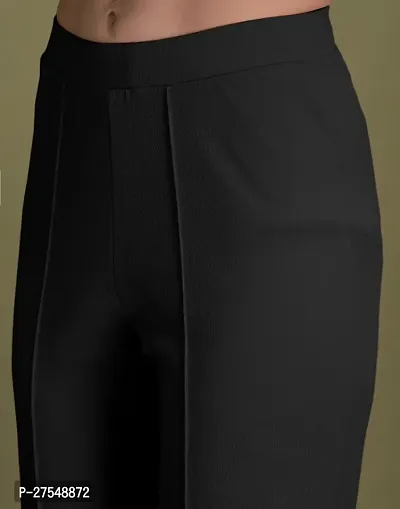 Office wear Black Plain Top And Trouser set as co-ords set-thumb5