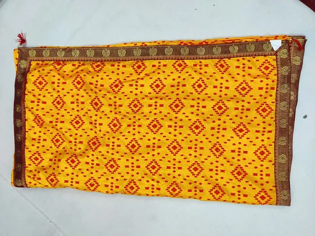 Hot Selling Art Silk Saree with Blouse piece 