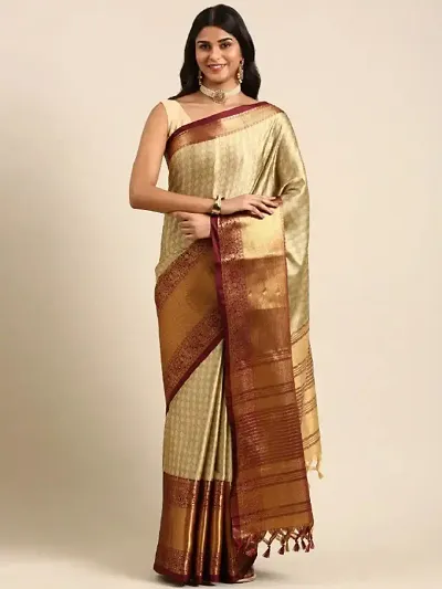 New In Crepe Saree with Blouse piece 