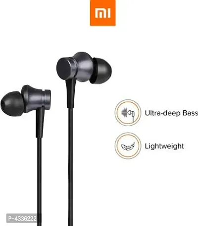 Mi Basic Wired Headset with Mic&nbsp;&nbsp;(Black, In the Ear)