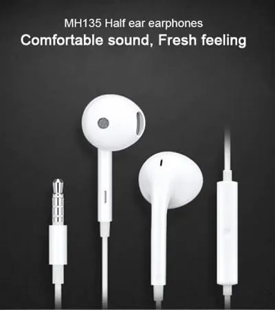 Premium Quality Wired Earphones With Mic And High Bass