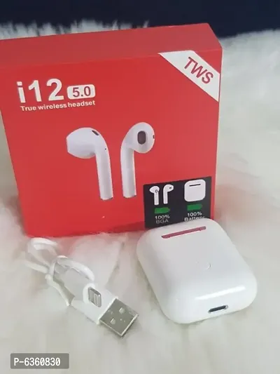 i12 Bluetooth Headphone with Charging Case