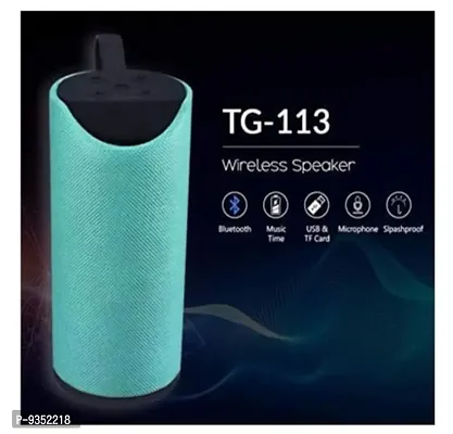 OTOS TG-113 Portable Wireless Bluetooth Speaker with FM Mode, AUx, MicroSD Card Slot,USB Support Party Speaker-Any Color-thumb0