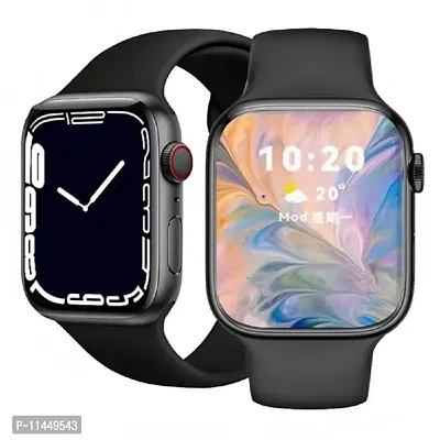 New Edition i8Pro Max Smart watch All in One Series 7 Smart Watch with Fitness Tracker Heart Monitor, bluetooth calling, sports etc for both Men and Women- Assorted