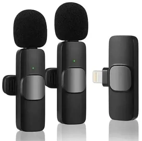 ORIGINAL K8 Wireless Plug and Play Type C Collar Mic Supported Android | K8 Wireless Mic For YouTube | K8 Wireless Microphone For YouTube | K8 Wireless mics