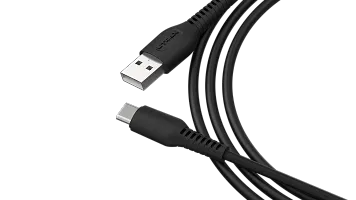 UTRAX USB Type C Cable 3.1 A 1 m Fast Charging and Sync Cable  (Compatible with All Type-C Supported Devices, Black, One Cable)-thumb3