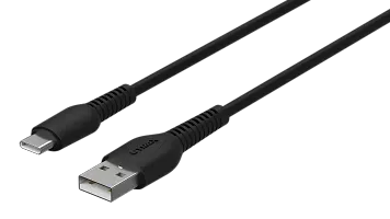 UTRAX USB Type C Cable 3.1 A 1 m Fast Charging and Sync Cable  (Compatible with All Type-C Supported Devices, Black, One Cable)-thumb4