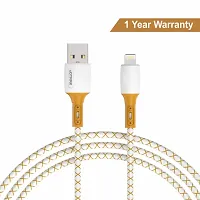 UOTRAX Lightning Cable 3 A 1 m PVC Braided with Crystal Coating Triple Coated-thumb2