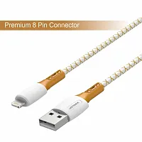 UOTRAX Lightning Cable 3 A 1 m PVC Braided with Crystal Coating Triple Coated-thumb4