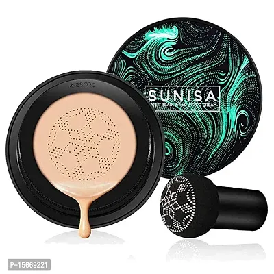 SUNISA CC and BB Water Proof Foundation Cream with Air Cushion Mushroom - 20Gram-thumb3